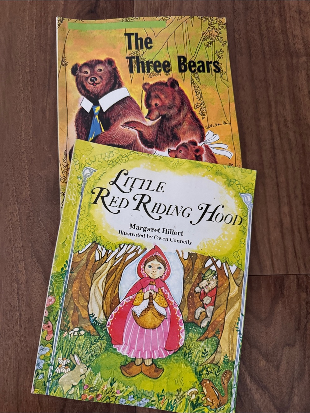 The Three Bears & Little Red Riding Hood Vintage 1963 & 1982 Children’s Readers